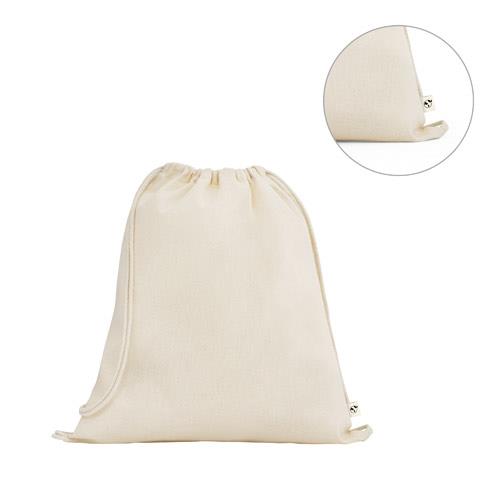 BELIZE. Torba na plecak ze 100% bawełny organicznej (140 g/m2)