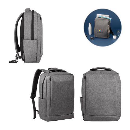 BOLOGNA. Plecak na laptopa 15.6" z materiału poliester 300D