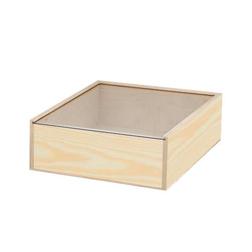 BOXIE CLEAR L. Drewniane pudełko L
