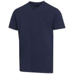 Balfour organiczna koszulka unisex z krótkim rękawem i dekoltem w serek, wykonana z materiału o gramaturze 200 g/m2, z certyf