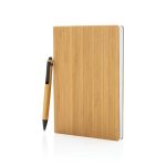 Bambusowy notatnik A5 z bambusowym długopisem - P772.159