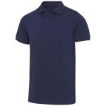 Beryl naturalna koszulka polo z recyklingu z krótkim rękawem, unisex, o gramaturze 220 g/m2