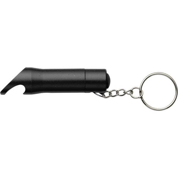 Brelok do kluczy, lampka LED, otwieracz do butelek - V4194-03