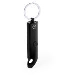 Brelok do kluczy z aluminium z recyklingu, otwieracz do butelek, lampka LED - V2106-03