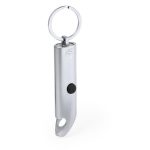 Brelok do kluczy z aluminium z recyklingu, otwieracz do butelek, lampka LED - V2106-32