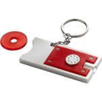 Brelok do kluczy, żeton do wózka na zakupy, lampka LED - V2452-05