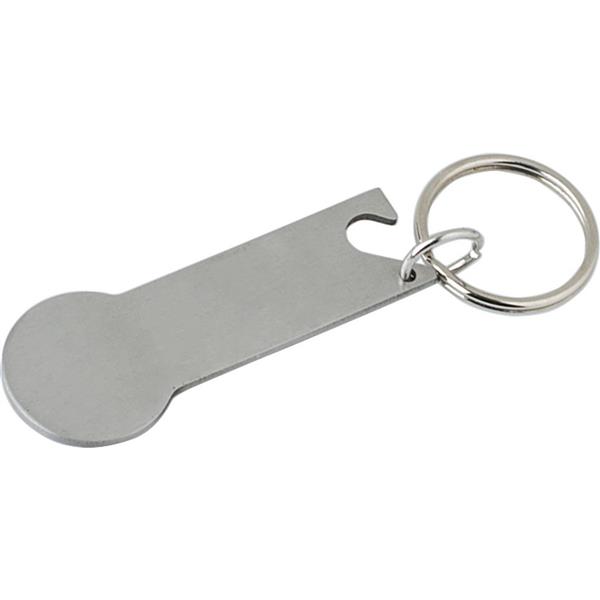 Brelok do kluczy, żeton do wózka na zakupy, otwieracz do butelek - V0290-32