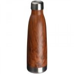Butelka stalowa TAMPA 500 ml - brązowy
