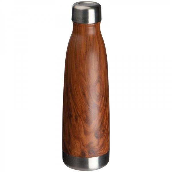 Butelka stalowa TAMPA 500 ml - brązowy