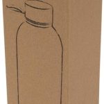 Butelka stalowa soft touch OSTRAVA 750 ml - czerwony
