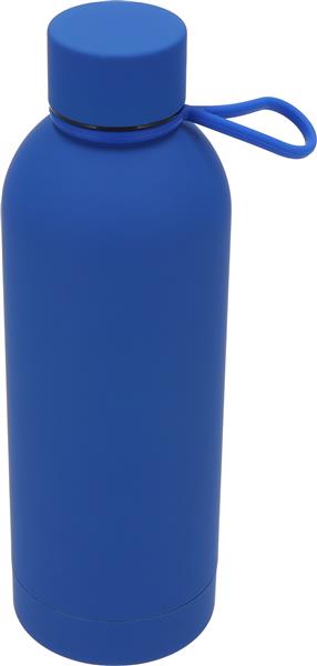 Butelka stalowa soft touch OSTRAVA 750 ml - niebieski