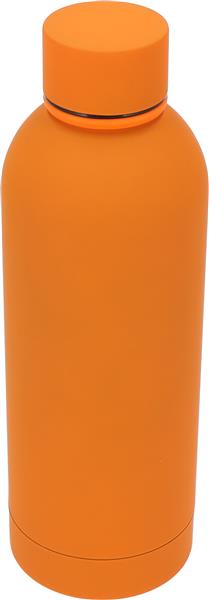 Butelka stalowa soft touch OSTRAVA 750 ml - pomarańczowy