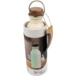 Butelka stalowa z recyklingu IBIZA MoLu 500 ml - biały