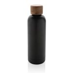 Butelka termiczna 500 ml Wood, stal nierdzewna z recyklingu - P435.531