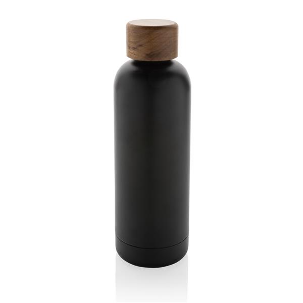 Butelka termiczna 500 ml Wood, stal nierdzewna z recyklingu - P435.531