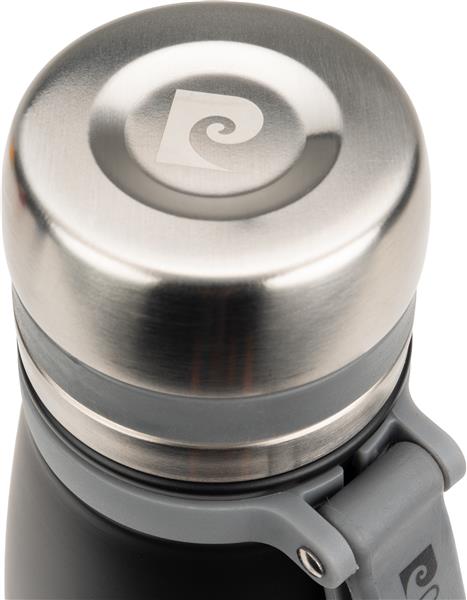 Butelka termiczna stalowa Pierre Cardin 650 ml - czarny