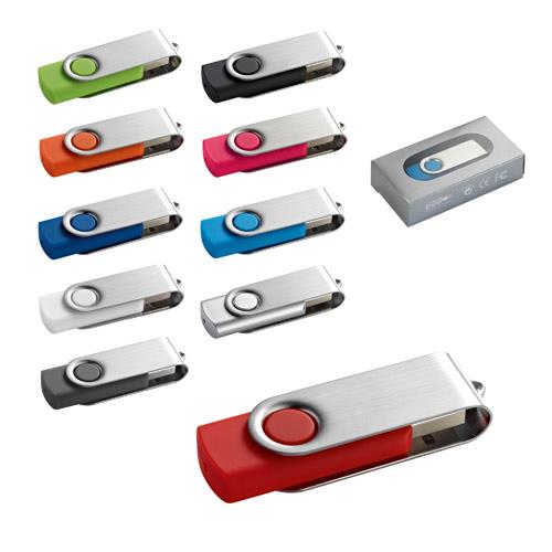 CLAUDIUS 8GB. Pamięć flash USB 8 GB z metalowym klipsem