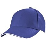 Czapka z daszkiem 6 paneli SAN FRANCISCO - niebieski