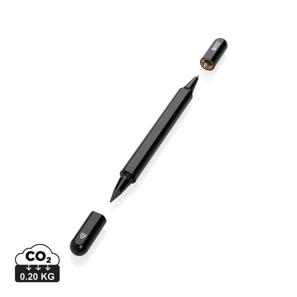 Długopis 2 w 1 Swiss Peak Storm, aluminium z recyklingu - P611.251