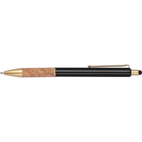 Długopis metalowy touch pen CAPRI - czarny