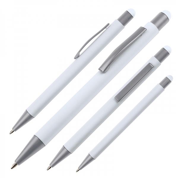 Długopis metalowy touch pen SALT LAKE CITY - biały