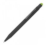 Długopis metalowy touch pen soft touch OHARA - jasnozielony