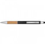 Długopis plastikowy touch pen TRIPOLI - czarny