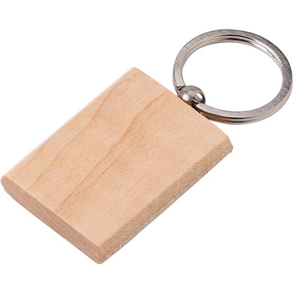 Drewniany brelok do kluczy - V0550-17