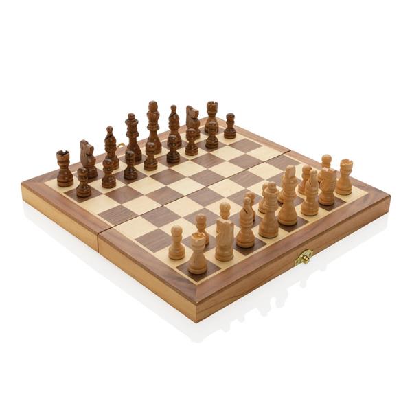 Drewniany zestaw do gry w szachy - P940.129