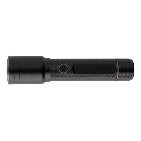 Duża latarka Gear X, ładowana przez USB, aluminium z recyklingu - P513.931