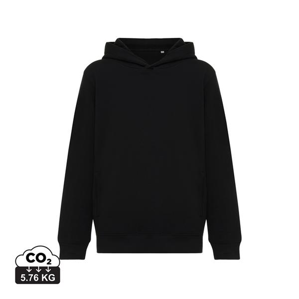 Dziecięca bluza z kapturem i kieszeniami Iqoniq Yengo z bawełny z recyklingu - T6404.001.56