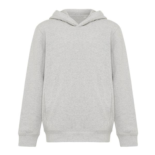 Dziecięca bluza z kapturem i kieszeniami Iqoniq Yengo z bawełny z recyklingu - T6404.032.1112