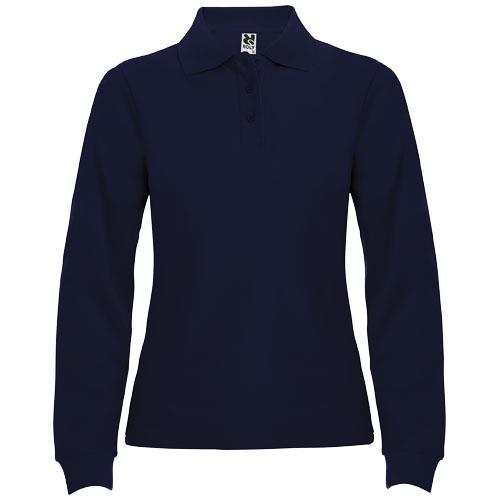 Estrella koszulka damska polo z długim rękawem 220 g/m2
