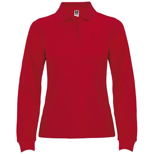 Estrella koszulka damska polo z długim rękawem 220 g/m2