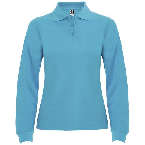 Estrella koszulka damska polo z długim rękawem 220 g/m2