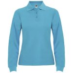 Estrella koszulka damska polo z długim rękawem 220 g/m2