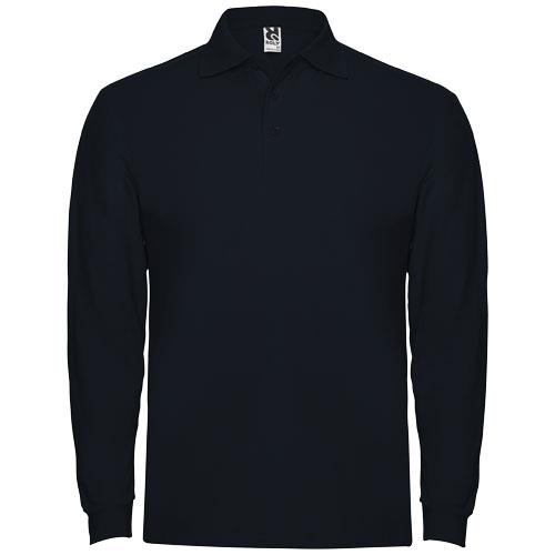 Estrella koszulka męska polo z długim rękawem 220 g/m2