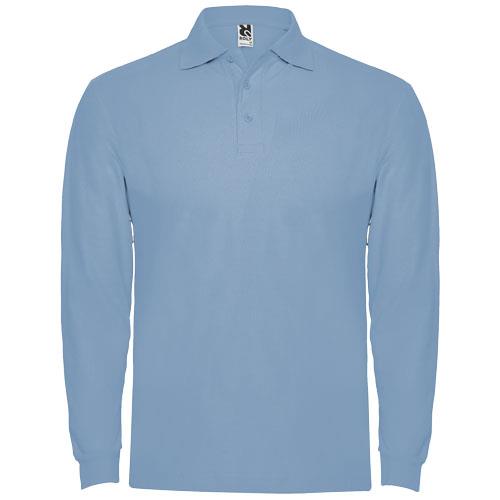 Estrella koszulka męska polo z długim rękawem 220 g/m2