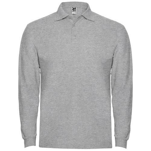 Estrella koszulka męska polo z długim rękawem 220 g/m2