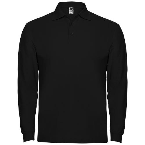 Estrella koszulka męska polo z długim rękawem 220 g/m2