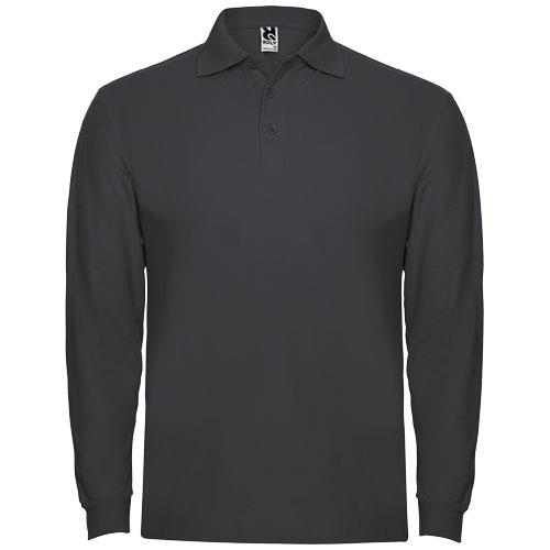 Estrella koszulka męska polo z długim rękawem 220 g/m2