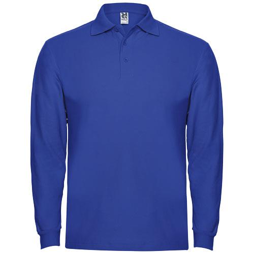 Estrella koszulka męska polo z długim rękawem 220 g/m2