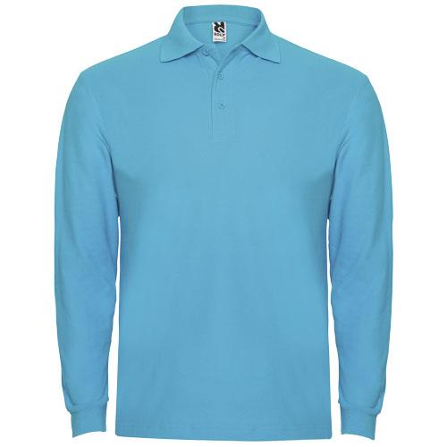 Estrella koszulka męska polo z długim rękawem 220 g/m2