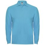Estrella koszulka męska polo z długim rękawem 220 g/m2