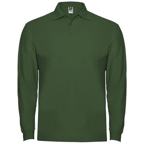 Estrella koszulka męska polo z długim rękawem 220 g/m2