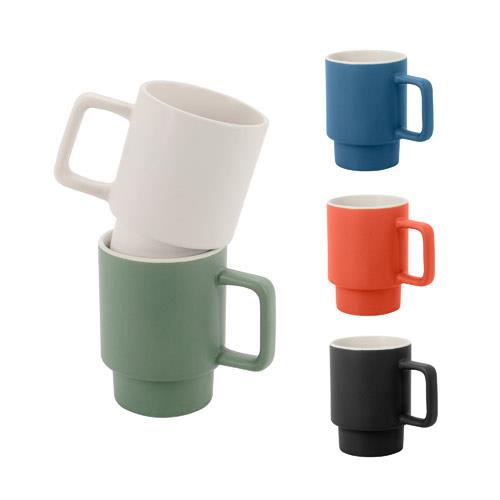 KUERTEN. Ceramiczny kubek z matowym wykończeniem, 330 ml