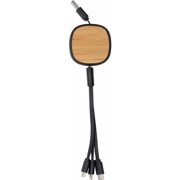 Kabel 3w1 STRASBOURG - czarny