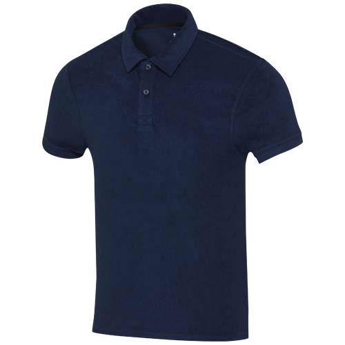 Koszulka polo Akoya, unisex, z materiału frotte z recyklingu