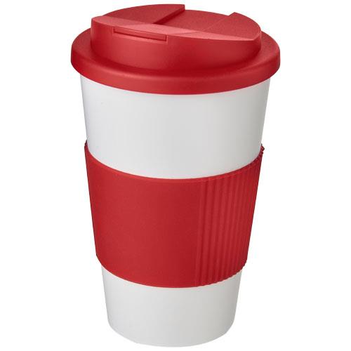 Kubek Americano® 350 ml z uchwytem i pokrywką chroniącą przed rozlaniem