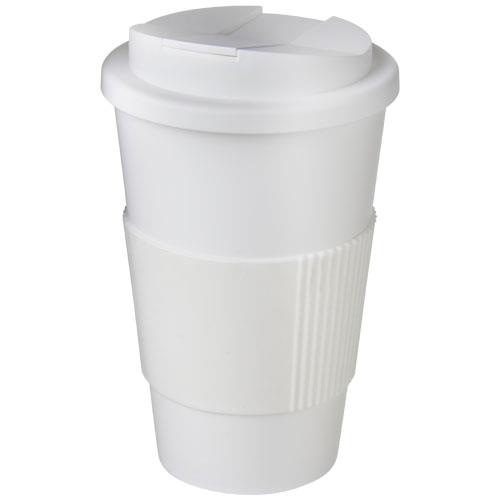 Kubek Americano® 350 ml z uchwytem i pokrywką chroniącą przed rozlaniem